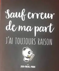Alternative view of Carnet noir Jean Michel Panda