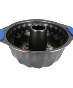 Alternative view of Cerf Dellier Moule A Kougloff Anti-Adherent Avec Anses En Silicone 22,5 Cm