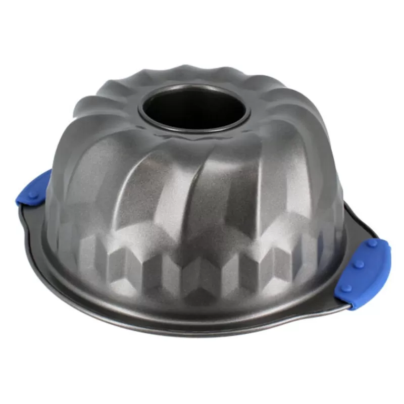 Cerf Dellier Moule A Kougloff Anti-Adherent Avec Anses En Silicone 22,5 Cm – Image 3