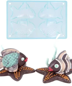 Alternative view of Cerf Dellier Moule Chocolat 2 Poissons Tropicaux