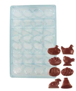 Cerf Dellier Moule Chocolat Fritures De Pâques 3,5 Cm