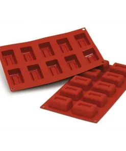 Cerf Dellier Moule Silicone 10 Lingots 6 X 4 Cm
