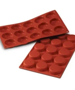 Alternative view of Cerf Dellier Moule Silicone 15 Flans 5 Cm