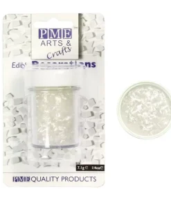 Cerf Dellier Paillettes Irisees Blanches Pme (7 G)