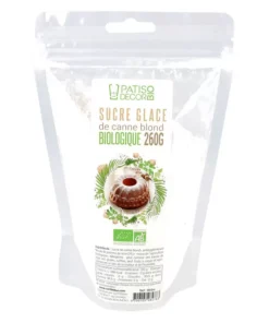 Alternative view of Cerf Dellier Sucre Glace De Canne Blond Bio 260 G Patisdecor Bio